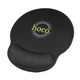Коврик для мыши Hoco GM30 Polar Fox, 230×215 мм, гелевая подставка, черный - изображение 1