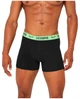 Трусы-боксеры мужские Lee Cooper 42261140LGREEN M черные с салатовым поясом (4226114039086) - изображение 1
