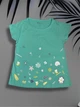 Костюм (футболка + спідниця) MO kids 9/10 років 132-136 см Зелений - зображення 4