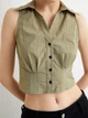 Топ женский Koton 4SAL60033IW181 38 Фисташковый (8684286244680) - изображение 5