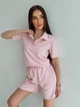 Жіночий літній костюм двійка (футболка + шорти) Uaclothes 42-44 Рожевий (like32967-131811349) - зображення 2