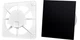 Вентиляционная решетка для панелей AIRROXY 150x150 dRim 100/125 (02-300)L + Пластиковая панель AIRROXY 01-162 для вытяжных вентиляторов dRim 100/125 Black Plexi черная глянцевая - изображение 1