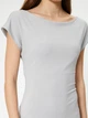 Платье-футболка длинное летнее женское Koton 4SAL80145IK031 S Серое (8684287782426) - изображение 5