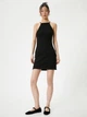 Платье-майка короткое летнее женское Koton 4SAL80194IK999 XS Черное (8684288252553) - изображение 3