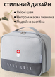 Универсальная аптечка-сумка для дома, автомобиля и путешествий Ziczic Gray (Rd000383) - зображення 8