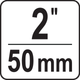 Klucz do rur YATO 45 stopni 530 mm 2" (YT-2215) - obraz 2