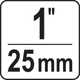 Klucz do rur YATO 90 stopni 320 mm 1" (YT-2210) - obraz 2