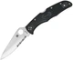 Карманный нож Spyderco Endura 4 VG-10 FRN полусеррейтор Black (870313) - изображение 1