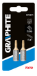 Бита шестигранная Graphite HEX 10x25мм, 1/4", (6,35мм), 57H971, 2 шт - изображение 2