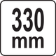 Klucz do rur YATO typ S 330 mm 1" (YT-2216) - obraz 4