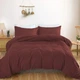 Простынь MirSon Satin Light Pro 10-021 Brick red 180x220 см (2200011025575) - изображение 1