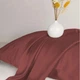 Простынь MirSon Satin Light Pro 10-021 Brick red 200x220 см (2200011025322) - изображение 4