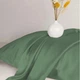 Простынь MirSon Satin Light Pro 10-017 Green Olive 150х220 см (2200011022857) - изображение 4