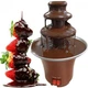 Шоколадний фонтан SUPRETTO Fondue Fountain підтримує температуру близько 60 ° С Brown (lin-0828-OPTTYT) - зображення 1