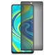 Захисне скло GLASS для Xiaomi Redmi Note 9 Pro приватне антишпіон - зображення 1