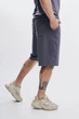 Шорты Мужские "Player" спортивные Intruder трикотажные летние Oversize темно-серые/L-XL - изображение 2