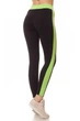 Леггинсы спортивные GIULIA LEGGINGS SPORT S Черно-зеленые - изображение 2