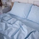 Комплект постельного белья Mirson Евро 200х220 см Royal Soft Stripe 30-0028 Amberly Сатин (2200009298240) - изображение 3