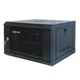 Шафа серверна настінна з полицею GEAR 6U 19'' 600x450x300 Чорна (GWMSN-6U-600-450) - зображення 1
