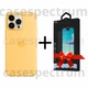 Чехол силиконовый OEM Silicone Case with MagSafe для Apple iPhone 14 Pro max Sunglow + Подарок защитное стекло Pixel для Apple iPhone - изображение 1