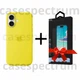 Чехол силиконовый OEM Silicone Case with MagSafe для iPhone 16 Star Fruit + Подарок защитное стекло Pixel для Apple iPhone - изображение 1