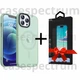 Чехол ударостойкий матовый WAVE Premium Matte Insane Case with MagSafe для Apple Iphone 14 Pro Mint + Подарок защитное стекло Pixel для Apple iPhone - изображение 1