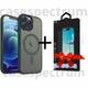 Чехол ударостойкий матовый WAVE Premium Matte Insane Case with MagSafe для Apple Iphone 12 Pro Max Green + Подарок защитное стекло Pixel для Apple iPhone - изображение 1