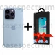Чехол силиконовый OEM Silicone Case with MagSafe для Apple iPhone 14 Pro max Sky + Подарок защитное стекло Pixel для Apple iPhone - изображение 1