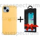 Чехол силиконовый OEM Silicone Case with MagSafe для Apple iPhone 14 Sunglow + Подарок защитное стекло Pixel для Apple iPhone - изображение 1