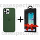 Чехол силиконовый OEM Silicone Case with MagSafe для Apple iPhone 13 Pro Max Clover + Подарок защитное стекло Pixel для Apple iPhone - изображение 1