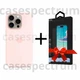Чохол силіконовий OEM Silicone Case with MagSafe для Apple iPhone 15 Pro Max Light Pink + Подарунок Захисне скло Pixel для Apple iPhone - зображення 1