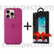 Чехол силиконовый OEM Silicone Case with MagSafe для iPhone 16 Pro Max Fuchsia + Подарок защитное стекло Pixel для Apple iPhone - изображение 1