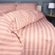 Комплект постельного белья Mirson King Size 220х240 см 17-0773 Nude stripes Бязь (2200011152608) - изображение 5