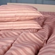 Комплект постельного белья Mirson Семейный 2 x 160x220 см 17-0773 Nude stripes Бязь (2200011152653) - изображение 6