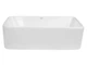 Комплект Qtap Tern: Раковина накладная прямоугольная 480х370х135 мм White + Донный клапан PU02 (QT17112074WN47301) - изображение 2