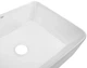 Комплект Qtap Tern: Раковина накладная прямоугольная 480х370х135 мм White + Донный клапан PU02 (QT17112074WN47301) - изображение 4