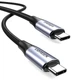 Кабель UGREEN US355 USB 3.1 Type-C to Type-C M-M 1m 20V/5A 100W 10Gbps Black (80150) - изображение 2