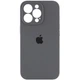 Чохол Silicone Premium case з захистом камери для iPhone 16 Pro Full Camera Protective dark grey 2273 - изображение 1