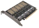 Плата розширення Frime WCH382L (ECF-PCIEtoSSD010) PCI-E-5xM.2 (B Key) - изображение 6