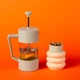 Заварник Well Done WD-8056A mint френч-пресс стеклянный 600ml - изображение 8