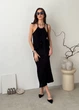Женская вязаная майка ART KNIT Loren черная, S 039566 - изображение 7