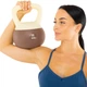 Гиря мягкая BLOOM SOFT KETTLEBELL LB7012-6 6кг (верх-PVC, наполнитель-песок, Белый-коричневый) - изображение 10