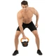 Гиря тренировочная цельная обрезиненная с окрашенной ручкой LiveUp Urethane competition kettlebell UAZE5336-12 12кг (чугун, черный-оранжевый) - изображение 9