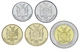 Набір монет Намібія набір з 5 монет 2010-2023 UNC 10, 50 центів, 1, 5, 10 доларів - зображення 2
