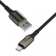 Кабель usb micro usb 2.4a 1м dense metal чорний PROOVE, 504970001 - зображення 2