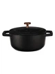 Порционная чугунная кастрюля 10 см 0,31 л Berlinger Haus Black Royal Collection (BH-6489) - изображение 1