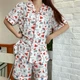 Піжама для дівчат Hello Kitty Хелоу Кіті: сорочка + шорти, 100% бавовна, біла, 152-160см, (10517) - зображення 4