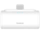 Универсальная мобильная батарея 5000 mAh, Baseus Compact, White, 20 Вт, Type-C / Lightning, LED индикатор заряда (PPWC05I) - изображение 1