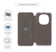 Чехол-книжка для Xiaomi Redmi Note 14 Pro 4G, G-Case, Черный, кожаный чехол-книга из экокожи (PU) и TPU, с магнитом, с подставкой и вместительным кардхолдером, противоударный, защита всего корпуса, ArmorStandart (ARM79788) - изображение 3