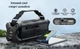 Портативная колонка блютуз W-KING D8 50W RMS пик 90W мощная акустическая система DSP чип bluetooth EQ AUX SD TF card плеер Power bank - изображение 8